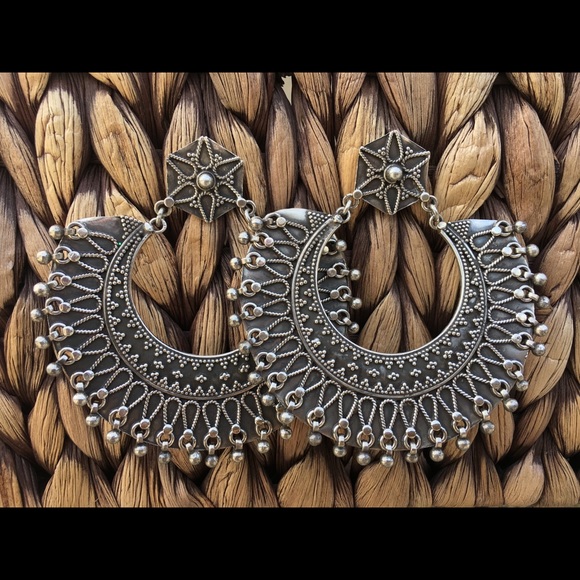 Jewelry - Handcrafted Sliver Earrings Brand new.